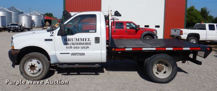 image for item KR9130 2002 Ford F450 Super Duty XL  flatbed truck