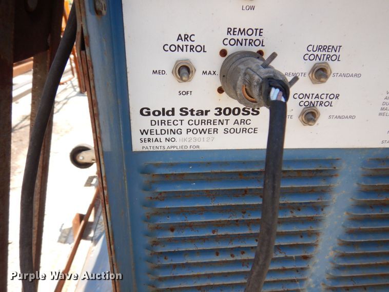 image for item KR9140 Miller Gold Star 300SS  welder