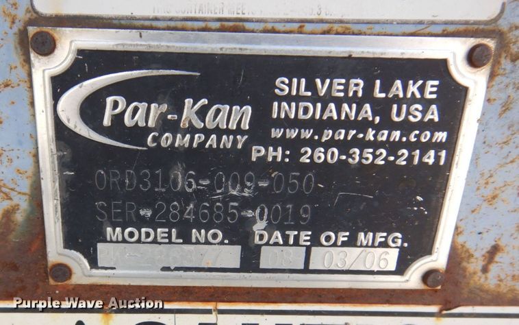 image for item KR9144 2006 Pan Kan PK-286377  Slide-in dump bed