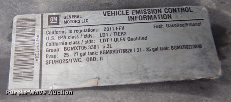 image for item KR9335 2011 Chevrolet Silverado 1500  pickup truck