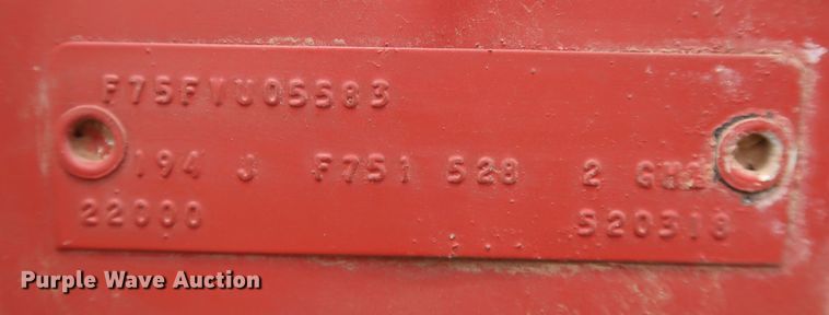 image for item KR9864 1974 Ford F750  winch truck