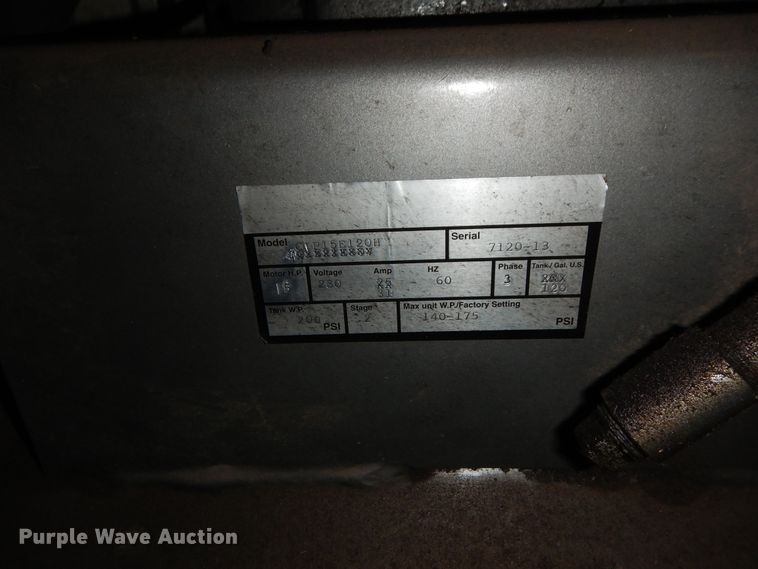 image for item LT9917 Industrial Air Machine CIP15E120H  air compressor