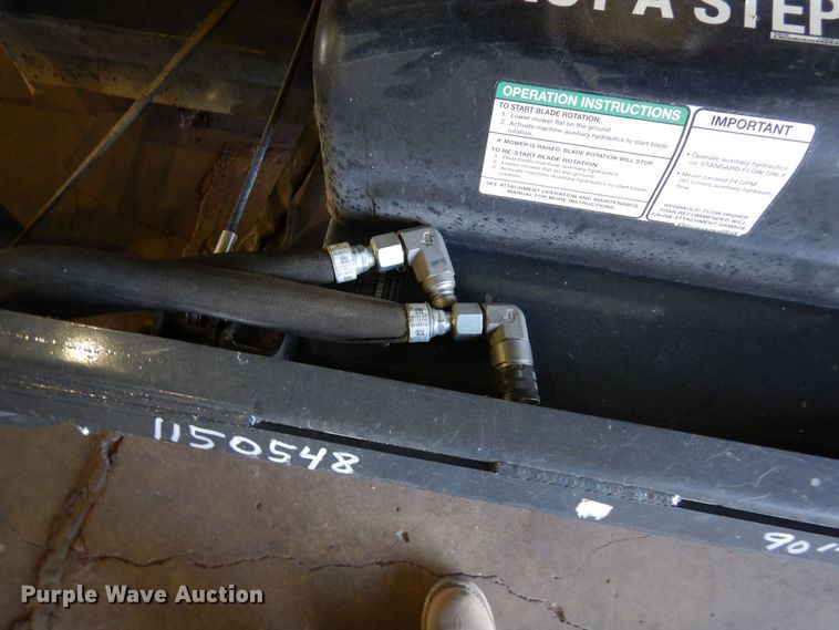 image for item LT9918 2017 Bobcat  90"W skid steer finish mower