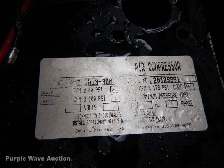 image for item LT9923 Mi-T-M AB2-3H13-30M  air compressor