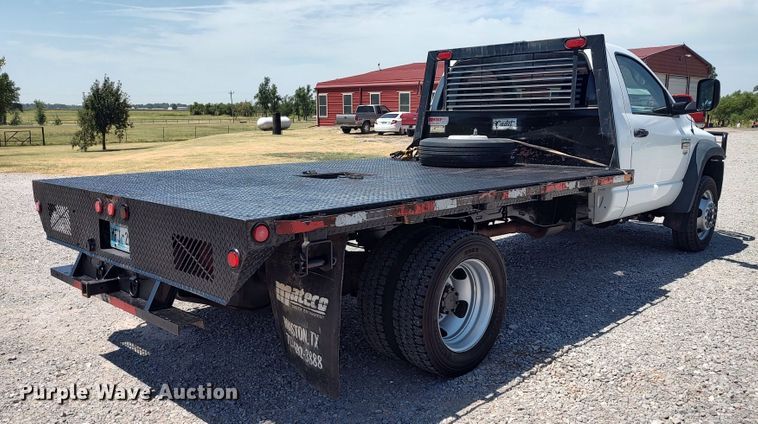 image for item LU9225 2008 Dodge Ram 4500  flatbed truck