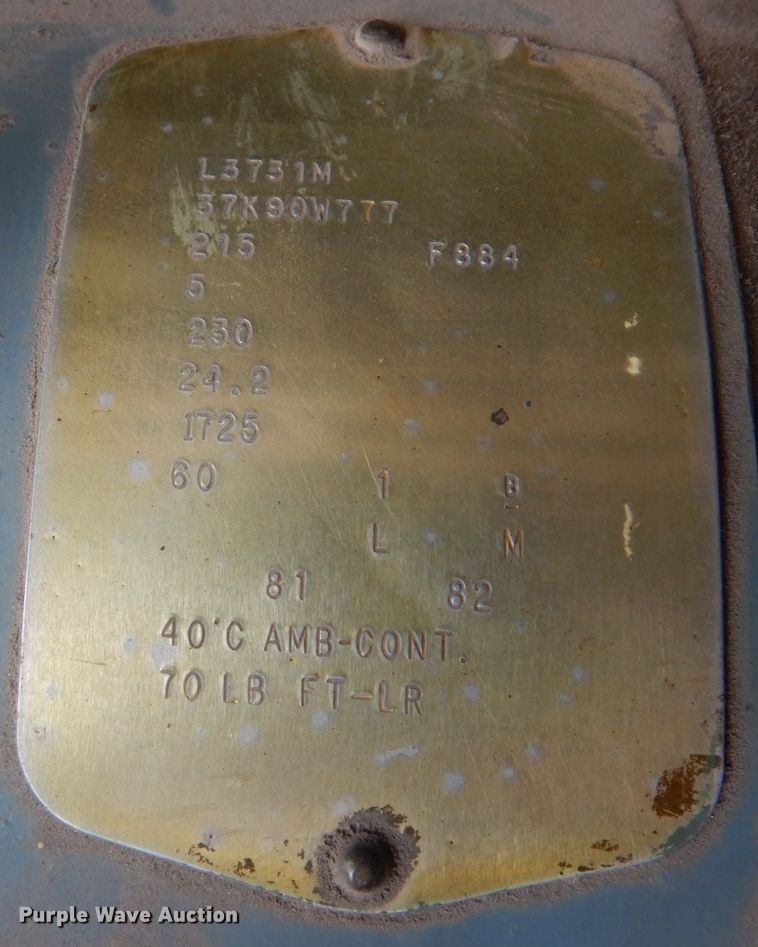 image for item MU9716 Curtis CQ968A  air compressor