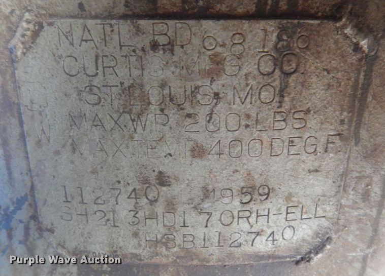 image for item MU9716 Curtis CQ968A  air compressor