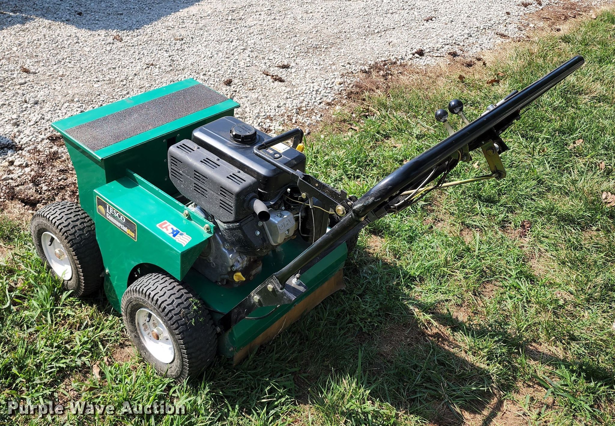 Lesco Commercial Plus overseeder in Lee