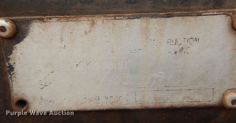 image for item DB7957 Kobelco SK200LCIV  excavator