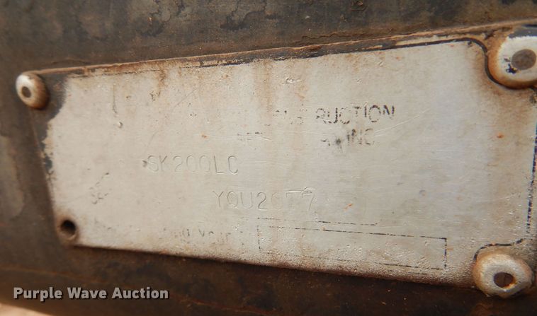 image for item DB7957 Kobelco SK200LCIV  excavator