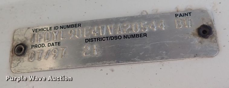 image for item DF5003 1998 Ford FT900  dump truck