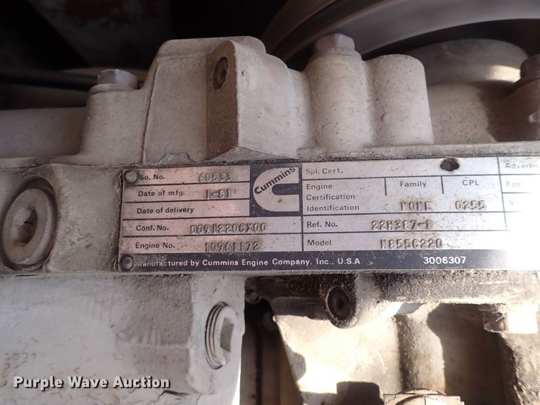 image for item DF5006 1981 FMC HC-218A  crane