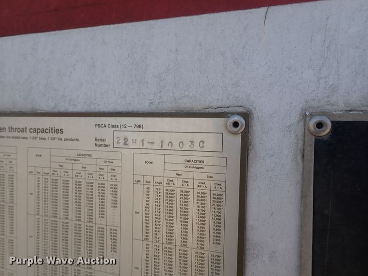 image for item DF5008 1980 FMC Link Belt HC-238B  crane