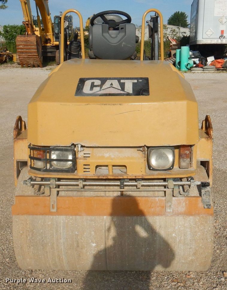 image for item DJ3843 2008 Caterpillar CB24  double drum vibratory roller