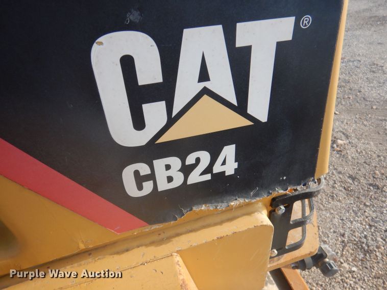 image for item DJ3843 2008 Caterpillar CB24  double drum vibratory roller