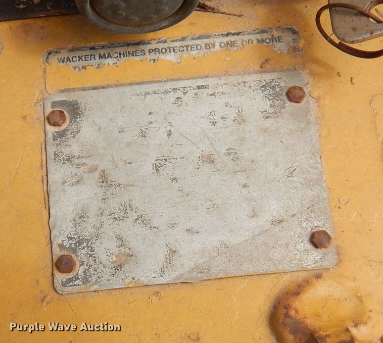 image for item DJ3853 Wacker RT  trench compactor