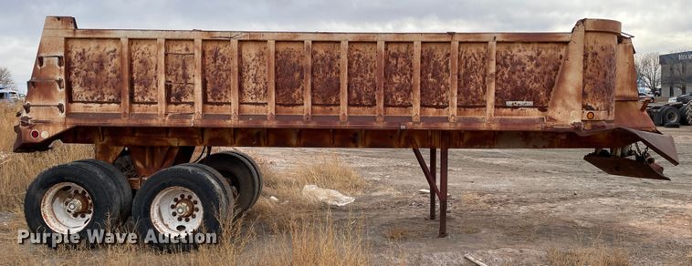 image for item DJ5026 1985 Lufkin TD2522/19  end dump trailer