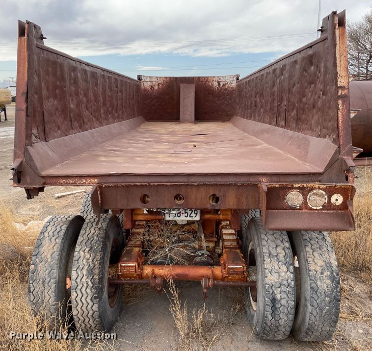 image for item DJ5026 1985 Lufkin TD2522/19  end dump trailer