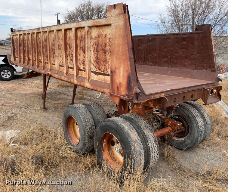 image for item DJ5026 1985 Lufkin TD2522/19  end dump trailer