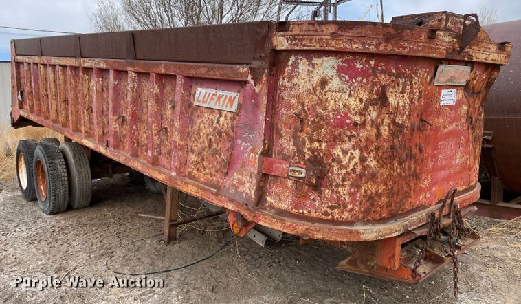 image for item DJ5027 1972 Lufkin  end dump trailer