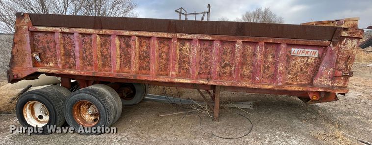 image for item DJ5027 1972 Lufkin  end dump trailer