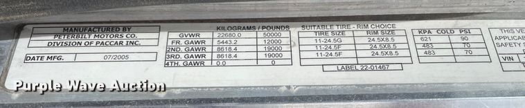 image for item DJ5029 2006 Peterbilt 385  semi truck