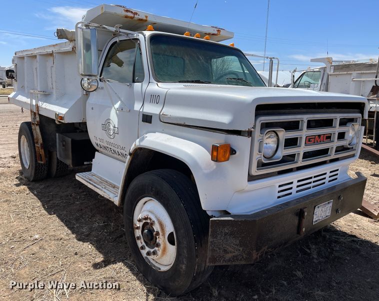 image for item DJ5033 1988 GMC C6000  dump truck
