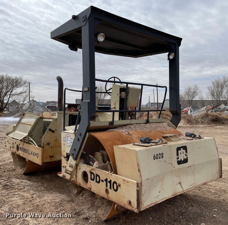 image for item DJ5040 1994 Ingersoll Rand DD110  double drum vibratory roller