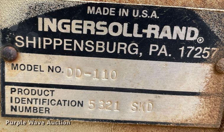 image for item DJ5040 1994 Ingersoll Rand DD110  double drum vibratory roller