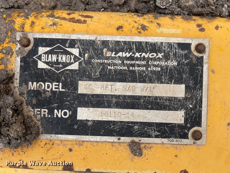 image for item DJ5041 1996 Blaw-Knox PF161  paver