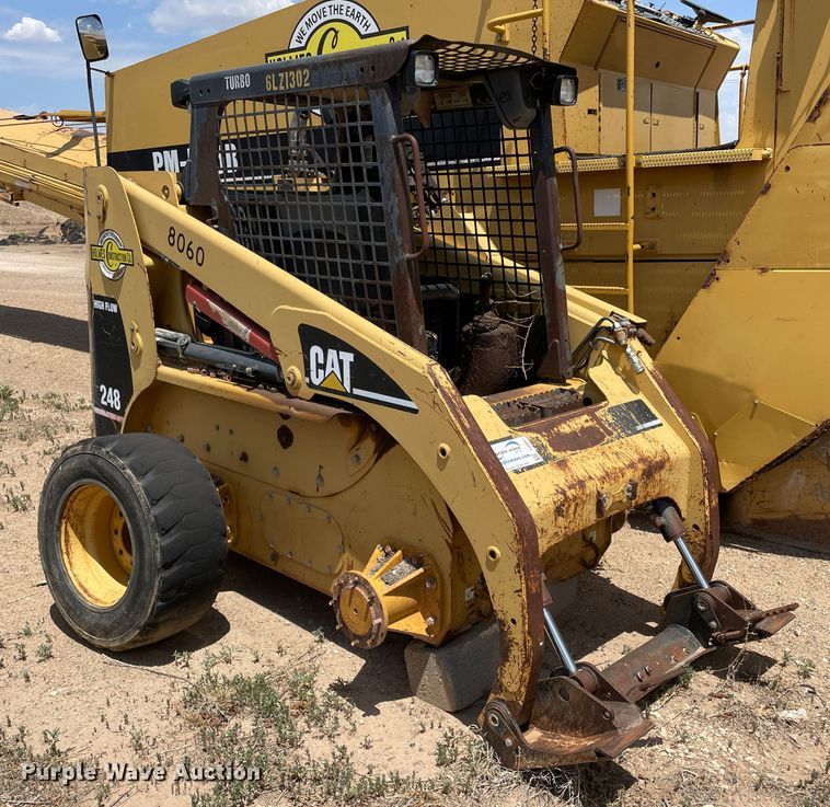 image for item DJ5047 2002 Caterpillar 248  skid steer loader