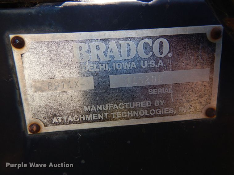 image for item DK0368 Bradco 8611X  backhoe attachment