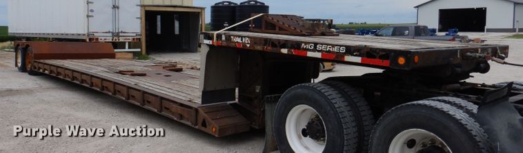 image for item DK2020 2003 Trail King TK60MG-482  lowboy equipment trailer
