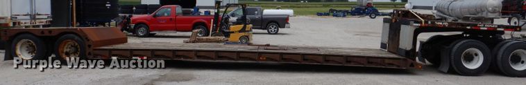 image for item DK2020 2003 Trail King TK60MG-482  lowboy equipment trailer