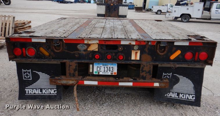 image for item DK2020 2003 Trail King TK60MG-482  lowboy equipment trailer