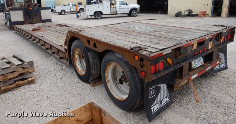 image for item DK2020 2003 Trail King TK60MG-482  lowboy equipment trailer