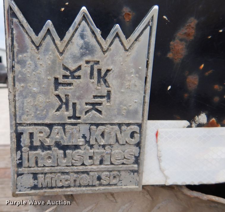 image for item DK2020 2003 Trail King TK60MG-482  lowboy equipment trailer