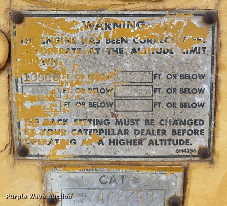 image for item DK6282 1967 Caterpillar D6C  dozer