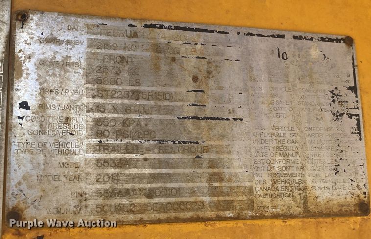 image for item DK6284 2014 Bil-Jax 5533A  boom lift