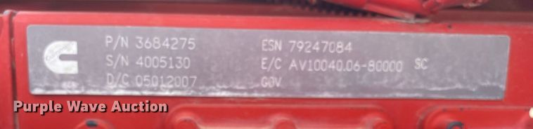 image for item DK6320 2008 Kenworth T800  drilling rig truck