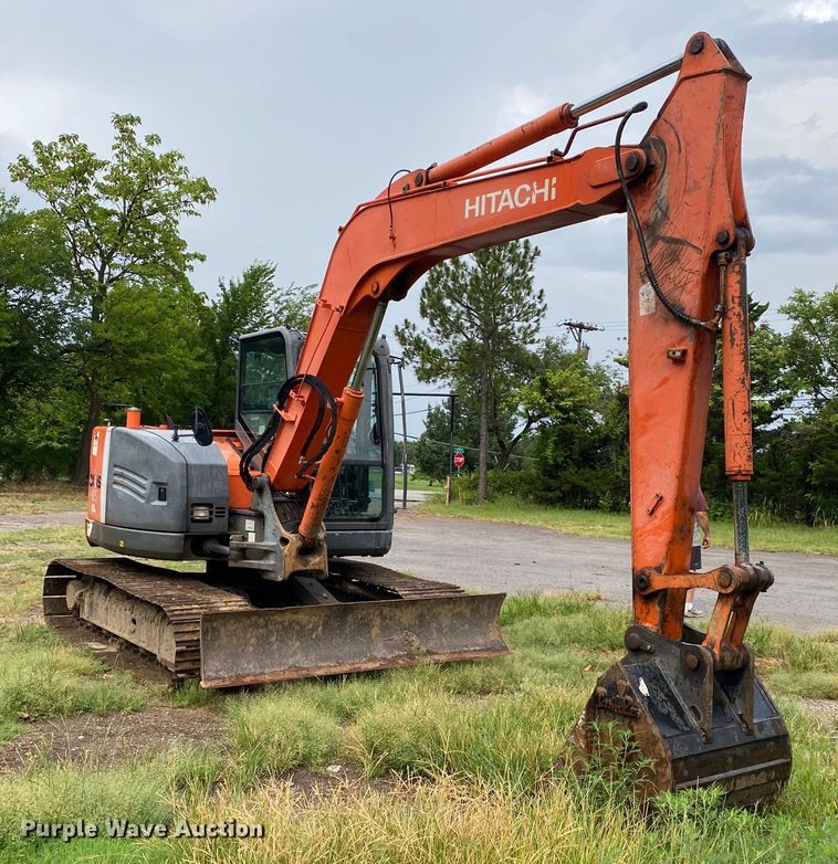 image for item DK6361 2012 Hitachi ZX85USB-3  mini excavator