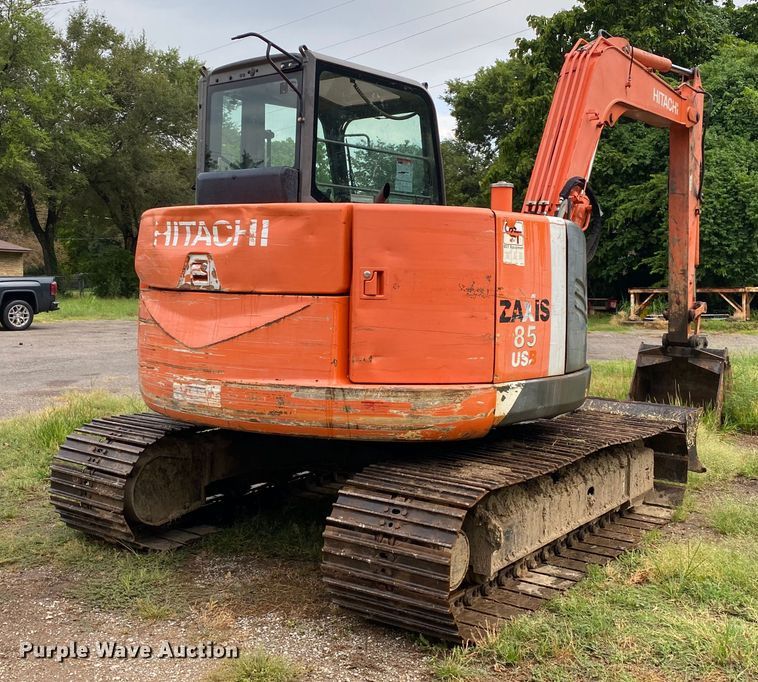 image for item DK6361 2012 Hitachi ZX85USB-3  mini excavator