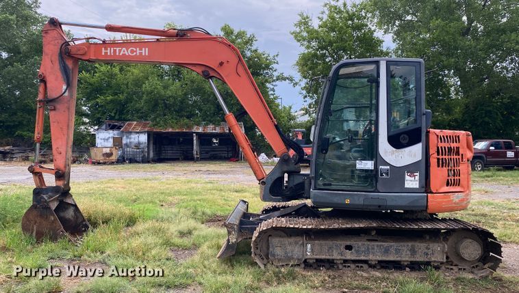 image for item DK6361 2012 Hitachi ZX85USB-3  mini excavator