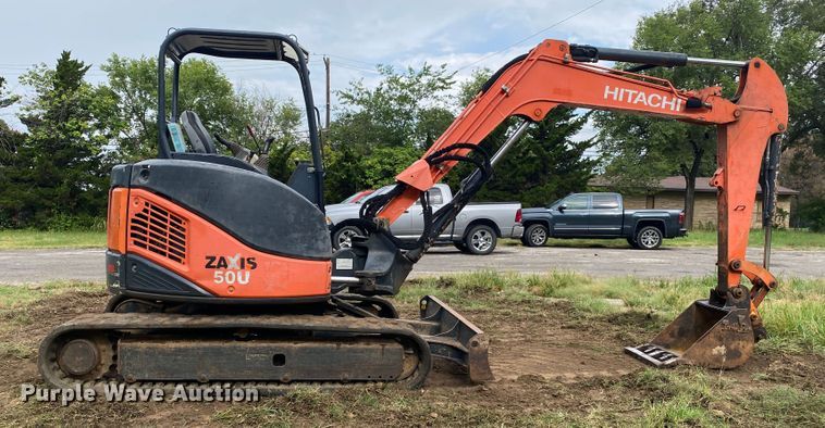 image for item DK6362 2011 Hitachi ZX50U-3  mini excavator