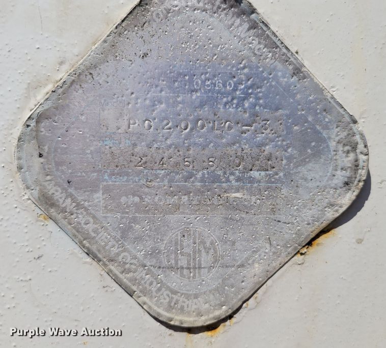 image for item DM2383 Komatsu PC200LC-3  excavator