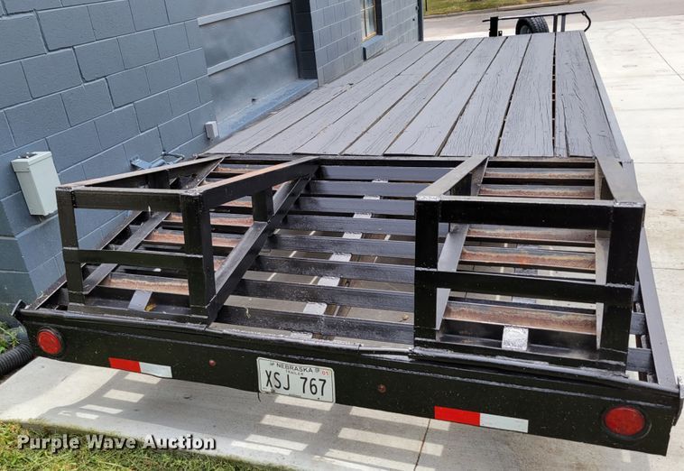 image for item DM2439 1989 Shop built  equipment trailer