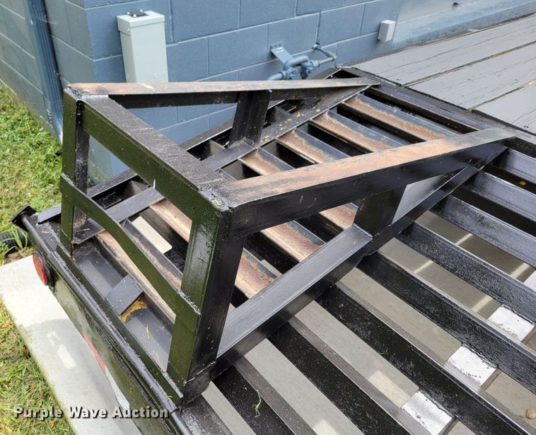 image for item DM2439 1989 Shop built  equipment trailer