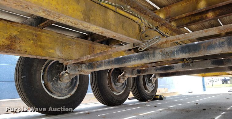 image for item DM2439 1989 Shop built  equipment trailer