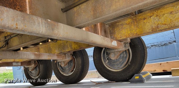 image for item DM2439 1989 Shop built  equipment trailer