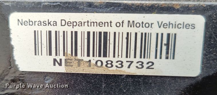 image for item DM2439 1989 Shop built  equipment trailer